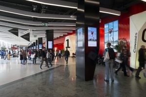 Digital Advertising in Palexpo exhibition center