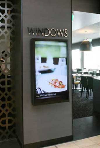 Luxury casino sign in